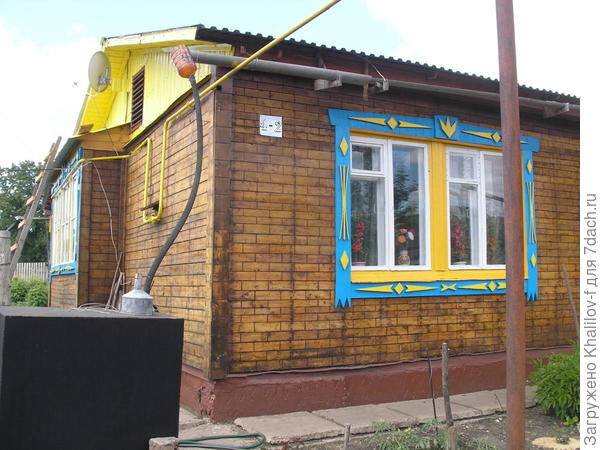 Вот так собирается дождевая вода.