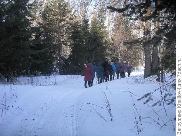 Шагаем домой.