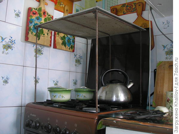 Сушилка кухонная для газовой плиты 50х50 см.