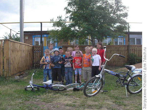 Наше бущее около нашей калитки.