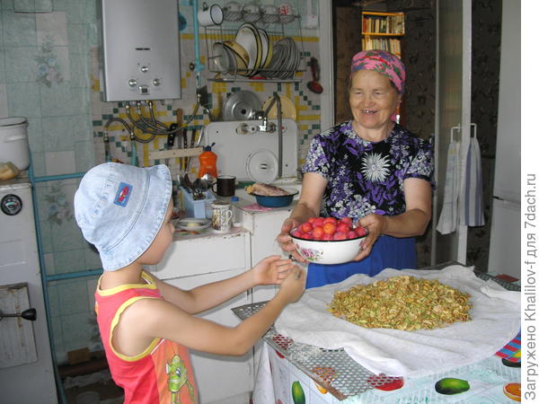 ...принес бабушке.