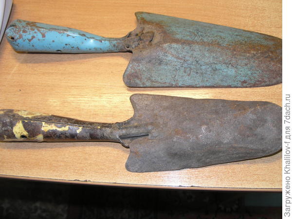 Цельно металлические совочки, с укреплёнными слабыми местами