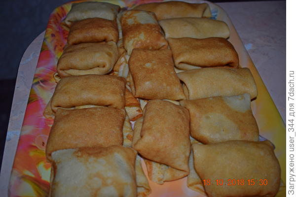 Почти готовые фаршированные блины