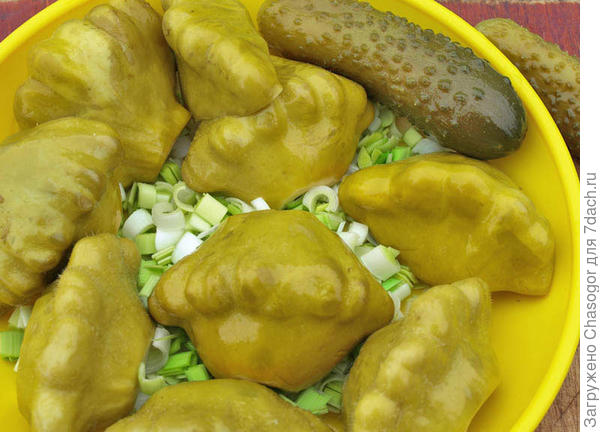 маринованные патиссоны