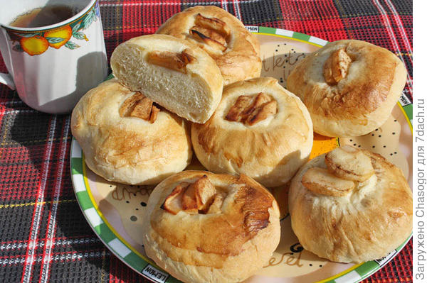 ватрушки с яблоками