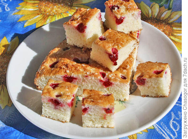 клюквенный кекс