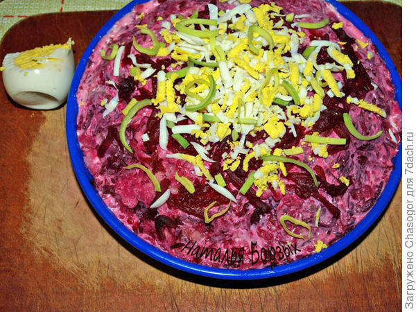 с яйцом и пореем