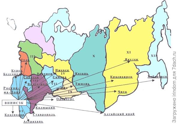 Средневолжская область карта