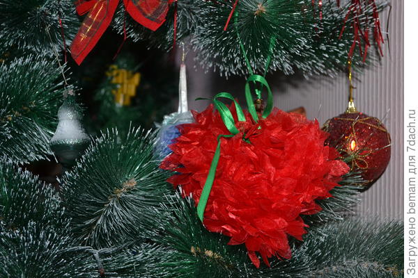 Сердце на верёвочке, самодельное.