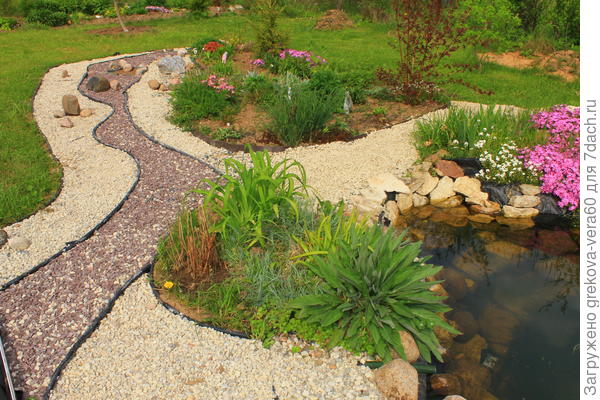 Гравийные отсыпки, чтобы поменьше косить