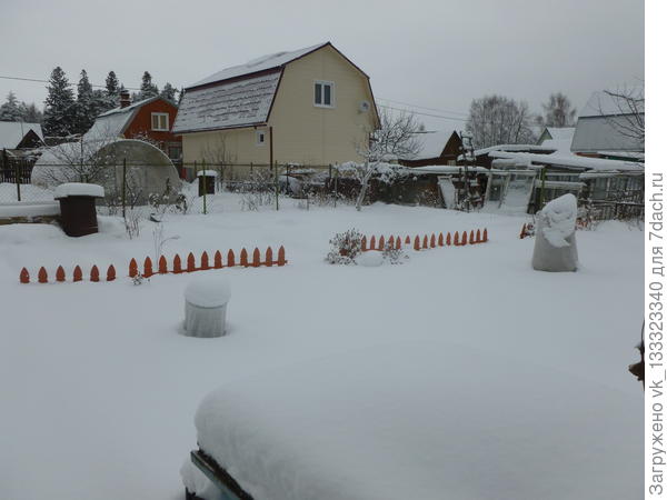 Слева цилиндрик Карамельки, подальше Ленинградская. Сейчас всё под снегом.