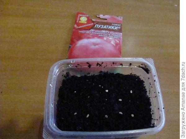 Посадка семян