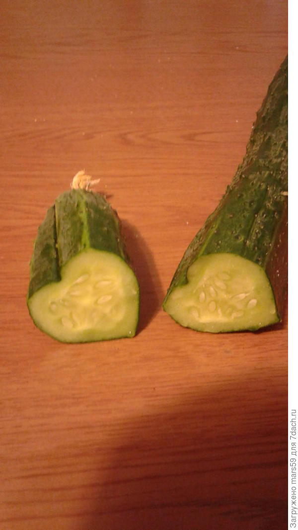 огурец-сердце