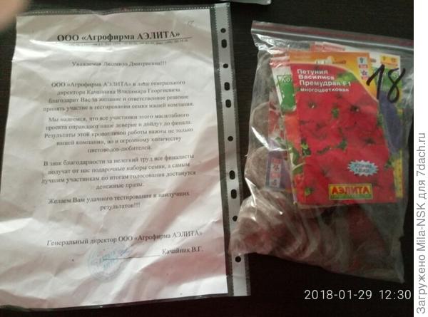 Содержимое пакета