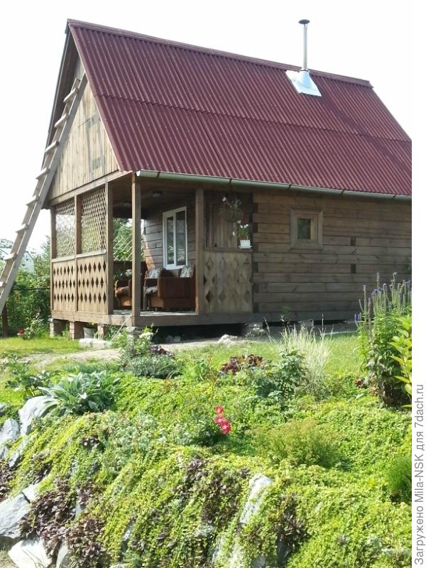Баня с терраской
