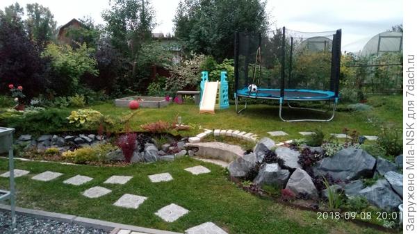 август-2018. забора практически не видно