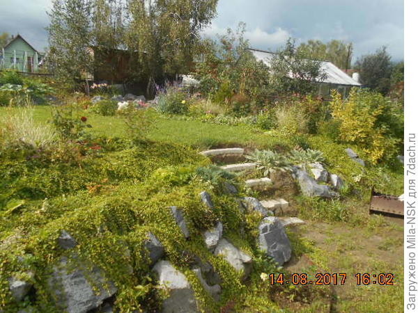 Высота вот это террасы у меня 70-80 см