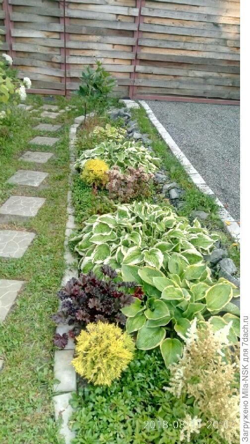 Вид на калитку с участка