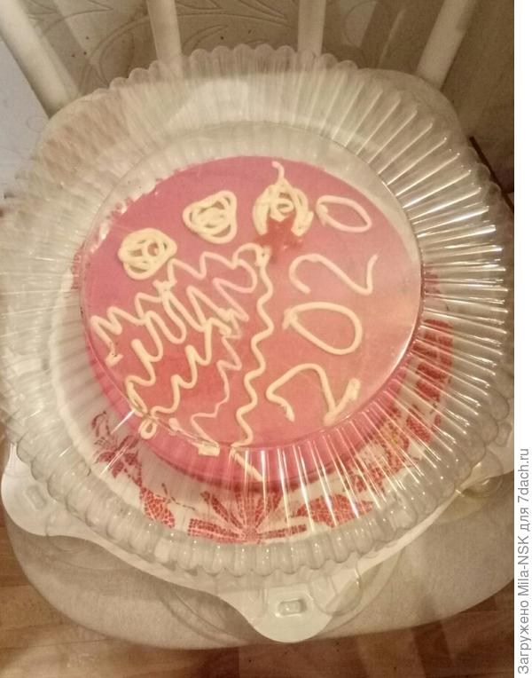 поставила в коробку из-под торта, пускай все думают, что это торт