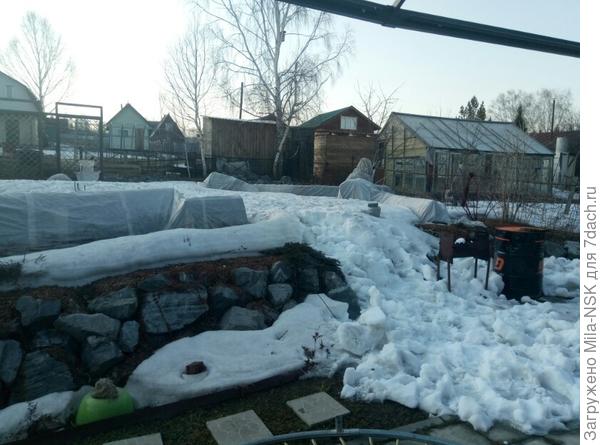 Вот так укрывашки теперь выглядя. Это фото нынешнего апреля.