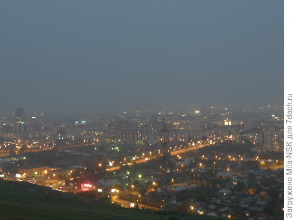 Самая высокаяя точка в Красноярске. Весь город, как на ладони.