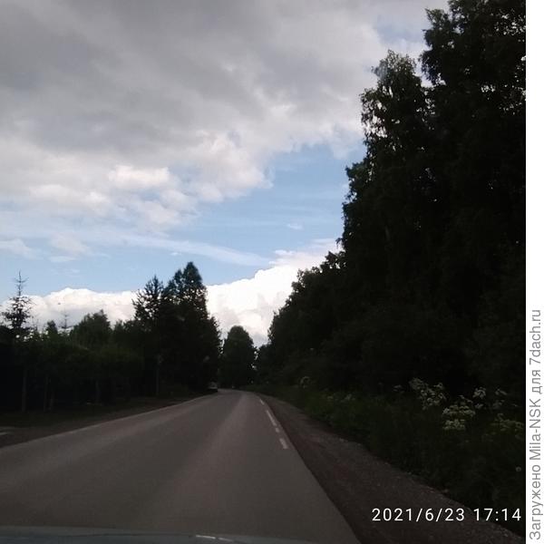 По дороге на дачу...