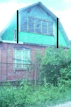 Вот здесь я линиями показала, как сстены внутри  стояят и видно, сколько полезной площади они отрезают.