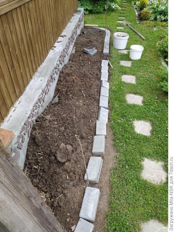 Прикинула как и сколько уложится кирпичиков