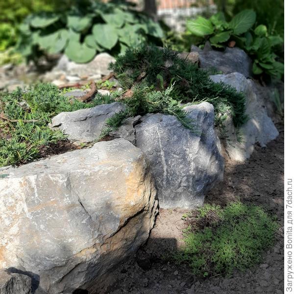 Камни в основании ручья