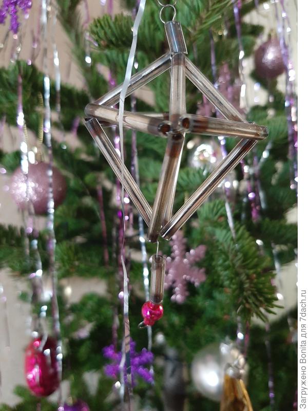 Фонарик из бус