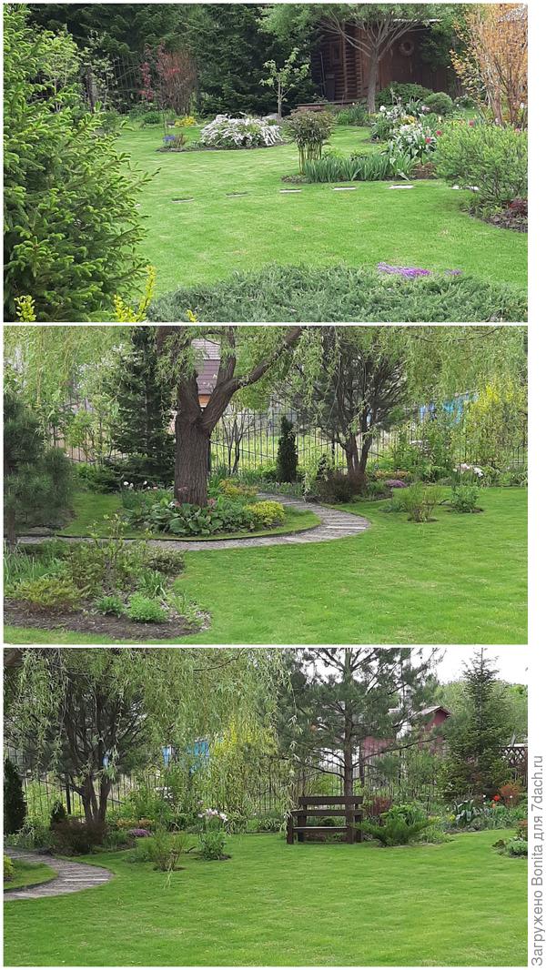 Весенняя генеральная уборка газона - и совсем другой вид!