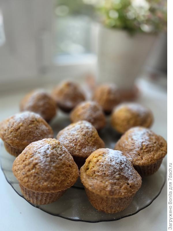 Тыквенно-ореховые кексы