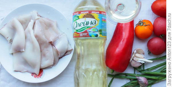 продукты кальмары