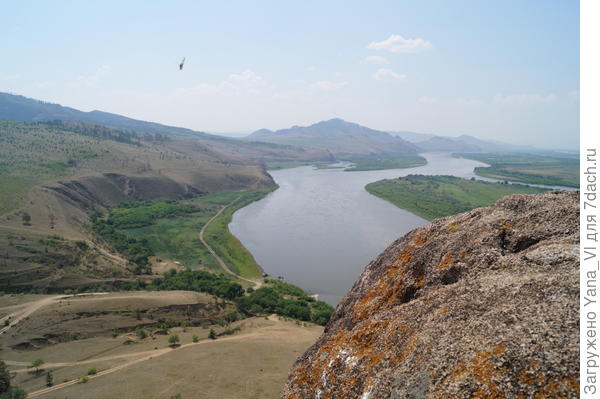 Вид на реку с вершины