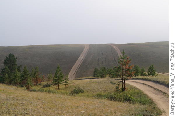 подъём из оврага