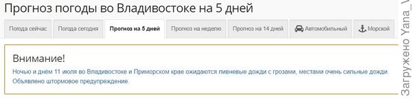 предупреждение
