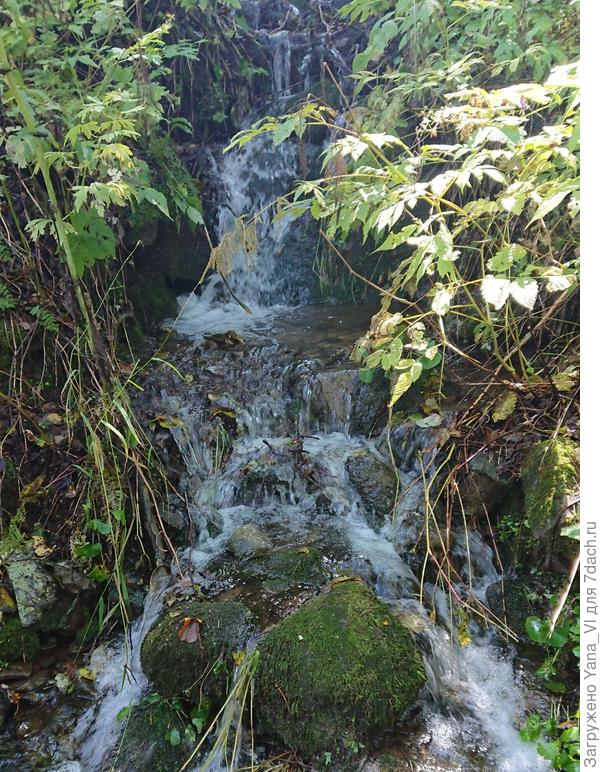А вокруг журчат ручьи, ручейки и водопадики...