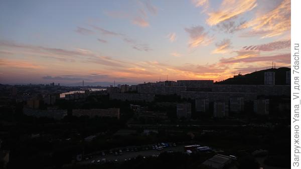 закат в конце августа