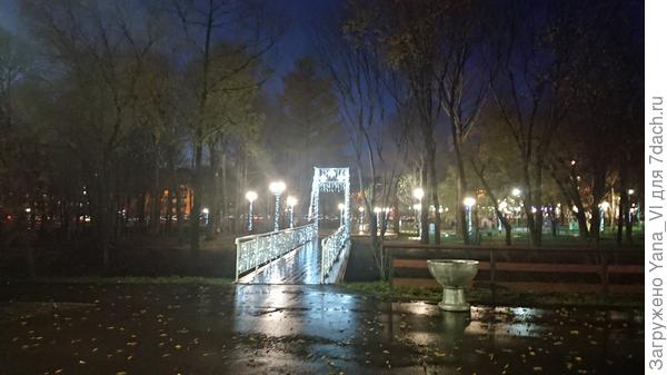 И несколько мостиков, перекинутых через канал