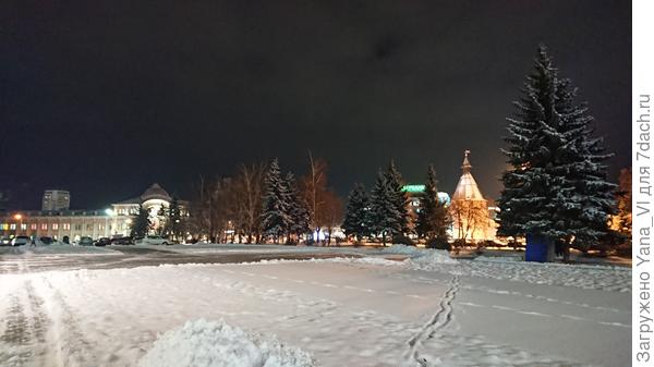Снежок на газончиках