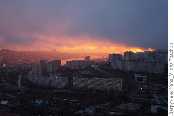 А как вам такой закат?