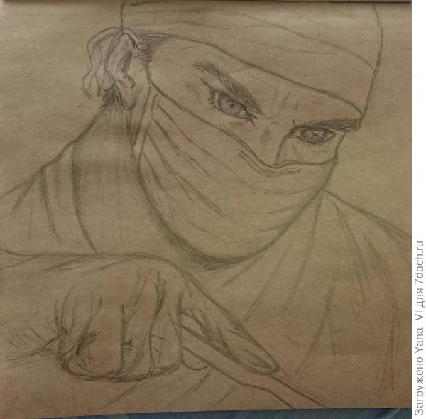 Например этот прямо в больнице после операции накидала ))))