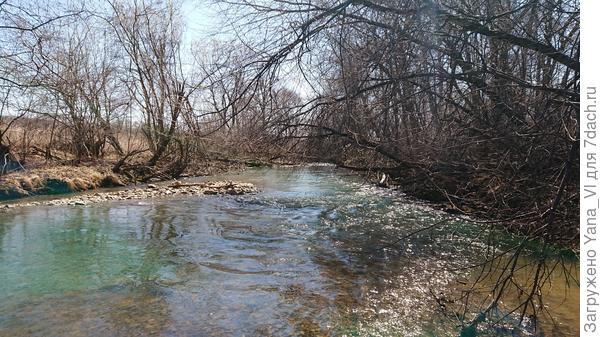 У нас ещё холодно. Снег сошёл, а зелени никакой.