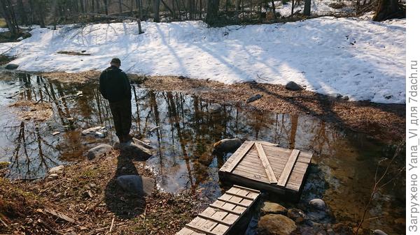 Здесь набирают воду для питья