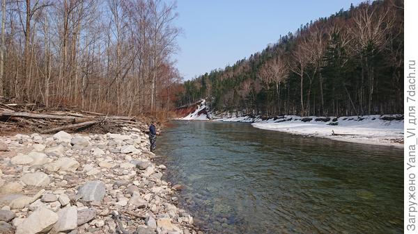 А вода очень чистая.