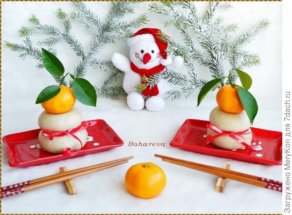 Кагами моти (японские новогодние)