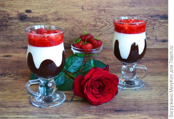 Шоколадно- сливочный десерт