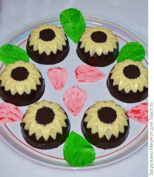 Шоколадные подсолнухи