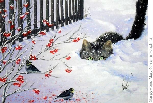 Зимняя охота:)