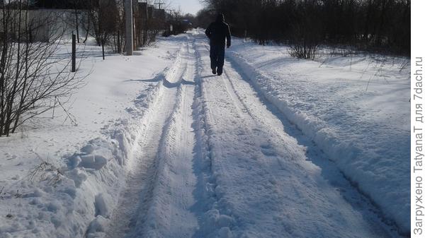 по дороге на дачу